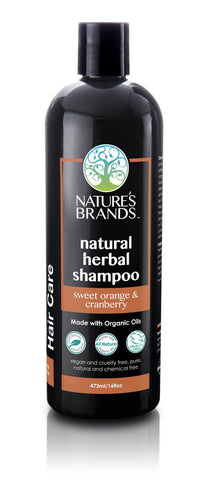 Herbal Choice Mari Natural Shampoo, Sweet Orange And Cranberry; Made with Organic