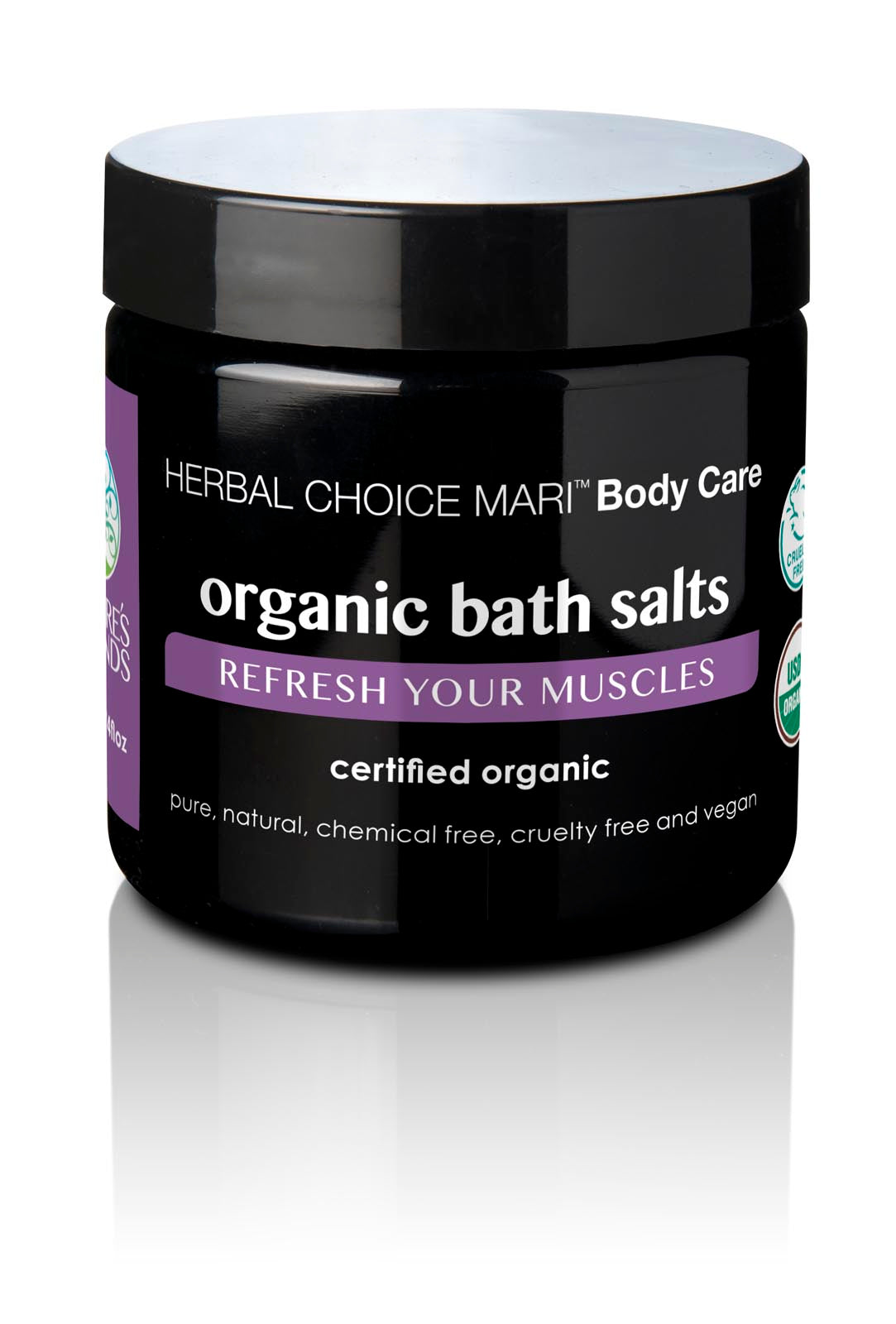 Herbal Choice Mari Organic Bath Salts, Refresh Your Muscles