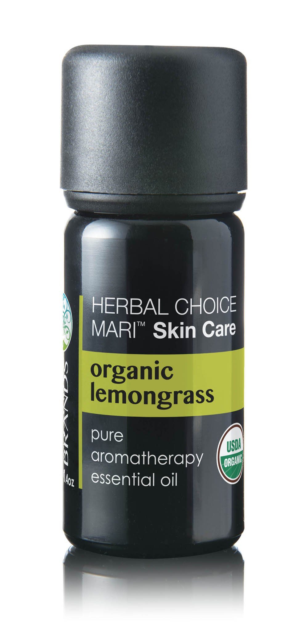 Herbal Choice Mari Organic Lemongrass Essential Oil; 0.3floz Glass