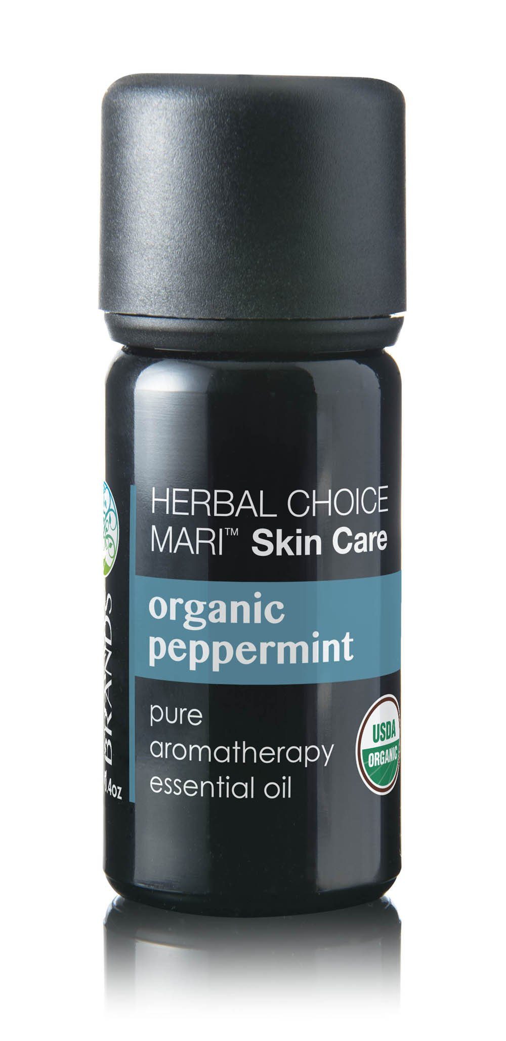 Herbal Choice Mari Organic Peppermint Essential Oil; 0.3floz Glass