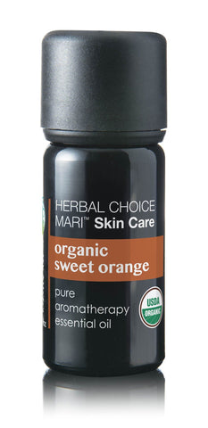 Herbal Choice Mari Organic Sweet Orange Essential Oil; 0.3floz Glass