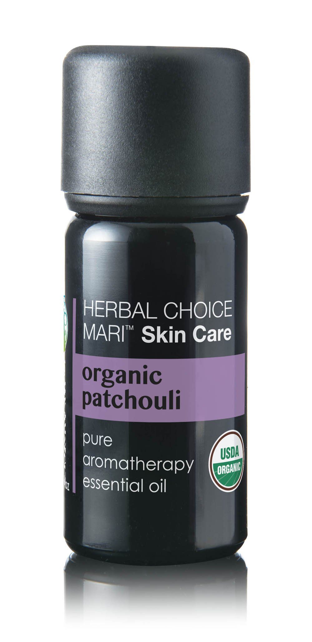 Herbal Choice Mari Organic Patchouli Essential Oil; 0.3floz Glass