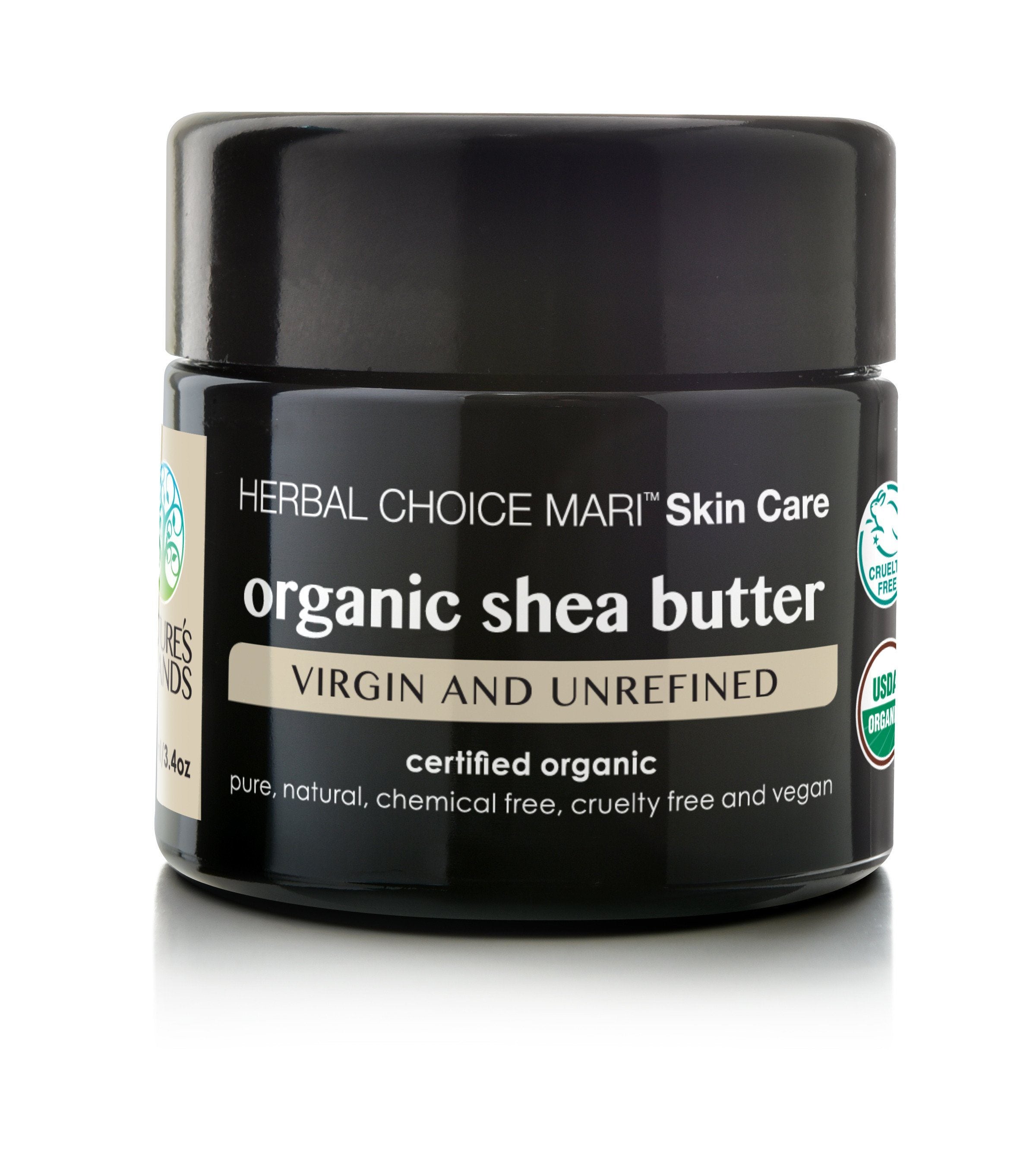 Herbal Choice Mari Organic Shea Butter; 3.4floz