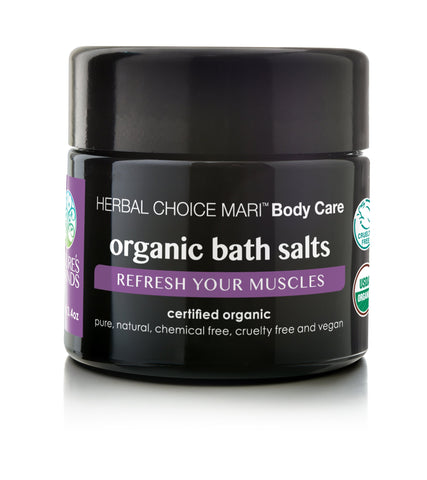 Herbal Choice Mari Organic Bath Salts, Refresh Your Muscles