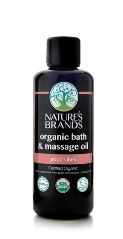 Herbal Choice Mari Organic Bath And Massage Oil, Good Vibes