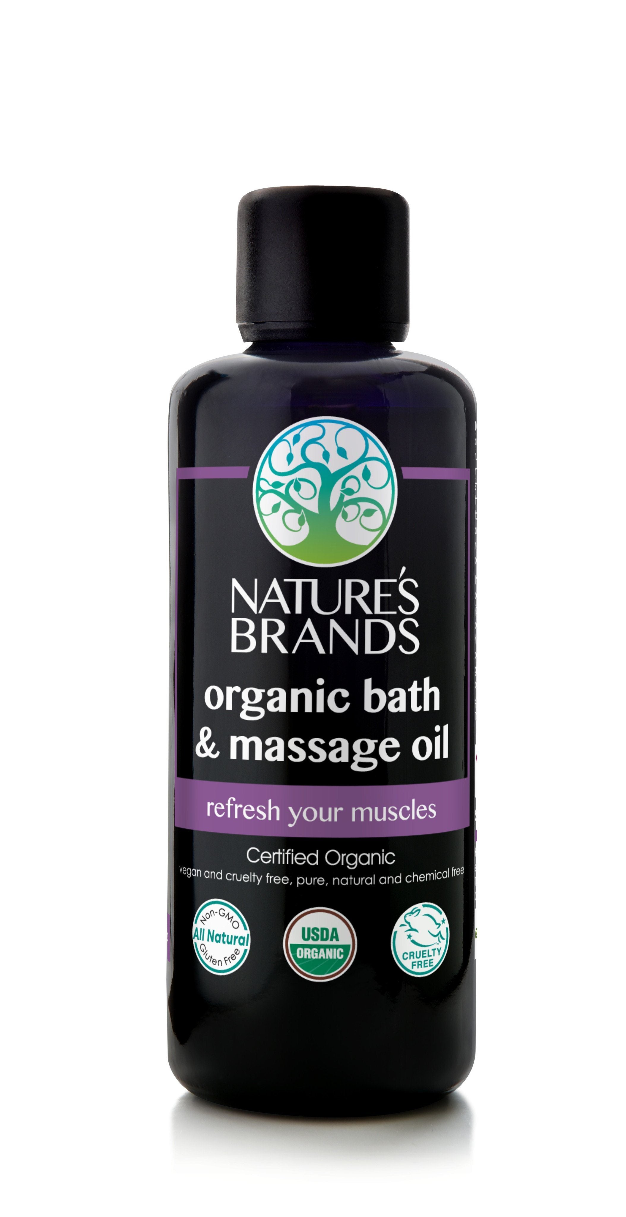 Herbal Choice Mari Organic Bath And Massage Oil, Refresh Your Muscles