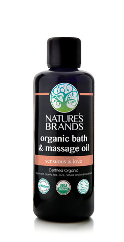 Herbal Choice Mari Organic Bath And Massage Oil, Sensuous & Love