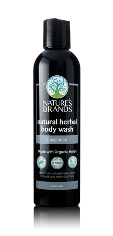 Natural Herbal Body Wash, Unscented by Herbal Choice Mari made with organic Herbs