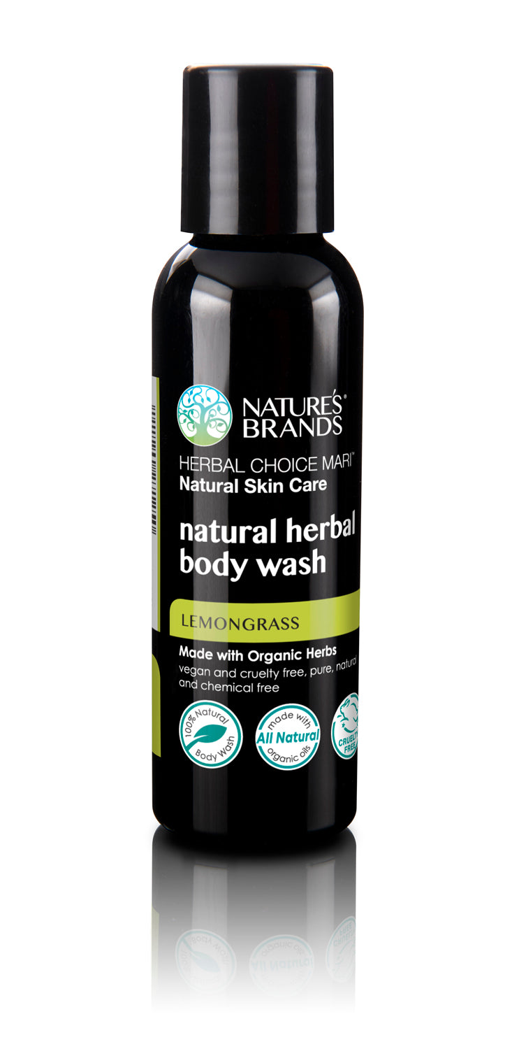 Herbal Choice Mari Organic Herbal Body Wash, Lemongrass