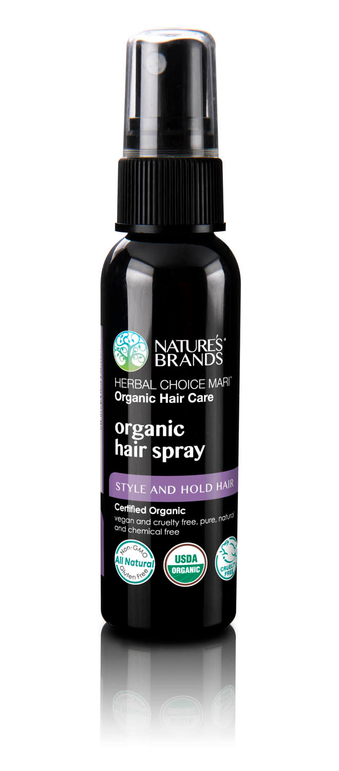 Hair Spray Organic by Herbal Choice Mari- No Toxic Synthetic Chemicals