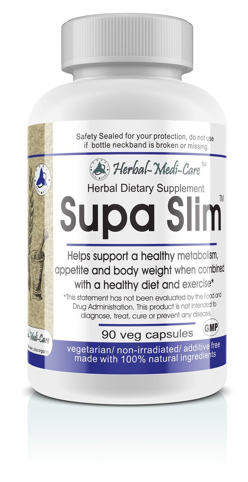 Herbal-Medi-Care Whole Food Supa Slim (Metabolism) Vegetarian Capsules; 90-Count