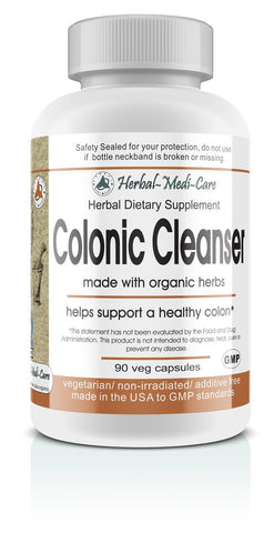 Herbal-Medi-Care Whole Food Colonic Cleanser Vegetarian Capsules; 90-Count, Made with Organic